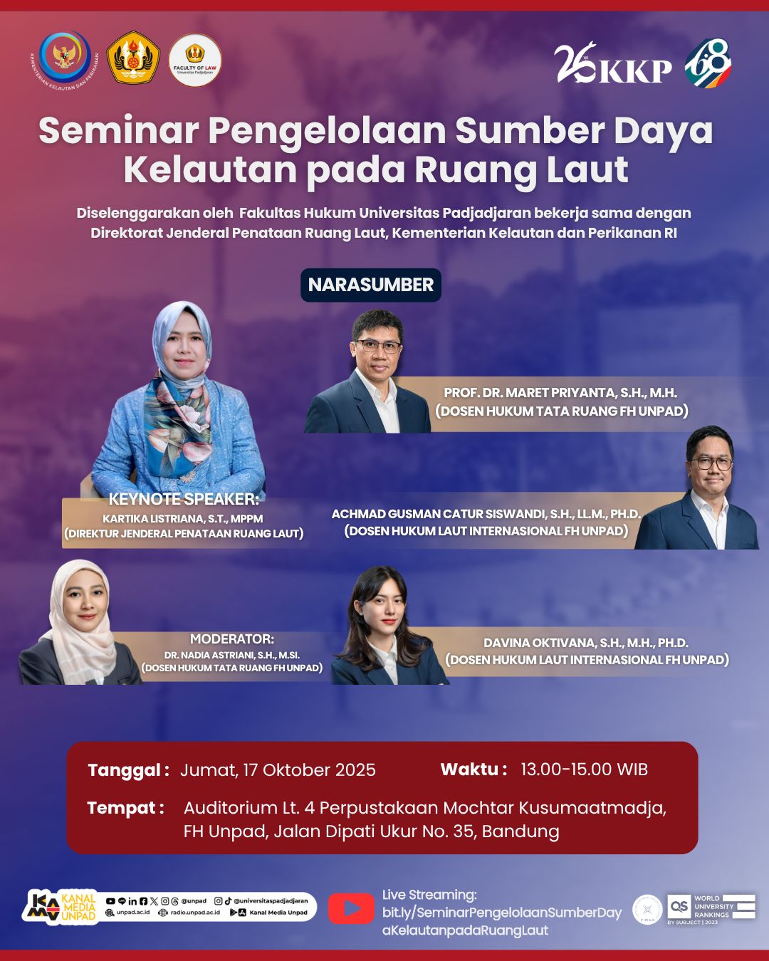 Seminar Pengelolaan Sumber Daya Kelautan pada Ruang Laut