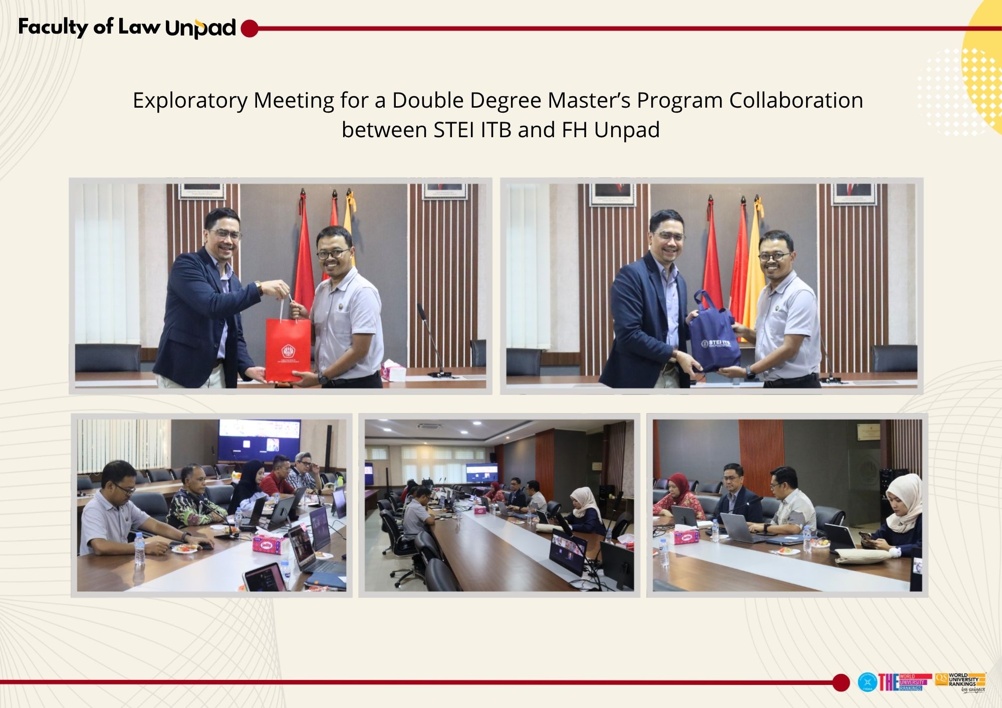 Exploratory Meeting for a Double Degree Master’s Program Collaboration between STEI ITB and FH Unpad