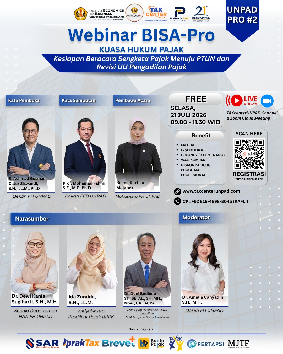 🎓 Webinar & Launching Program Profesional Kuasa Hukum Pajak