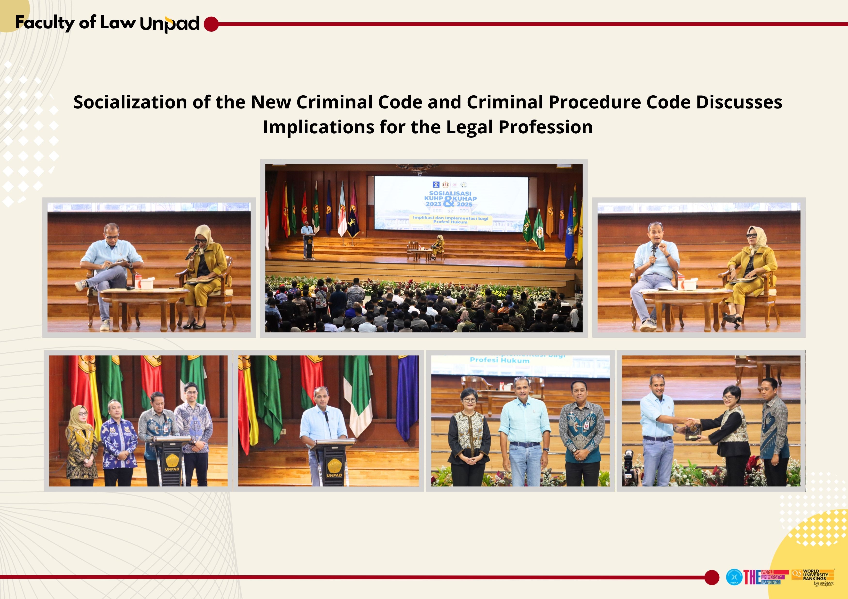 Socialization of the New Criminal Code and Criminal Procedure Code Discusses Implications for the Legal Profession