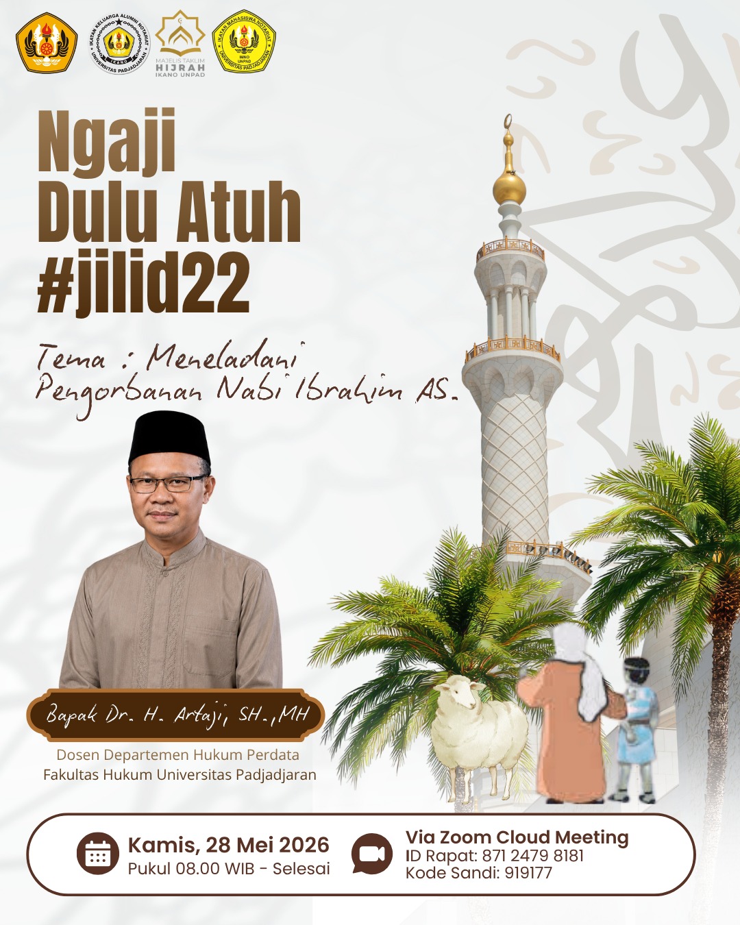 Ngaji Dulu Atuh #jilid22 : Meneladani Pengorbanan Nabi Ibrahim AS