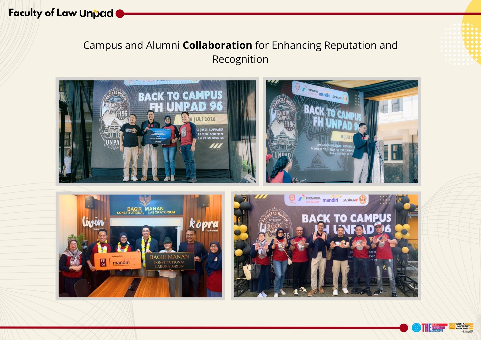 Campus and Alumni Collaboration for Enhancing Reputation and Recognition