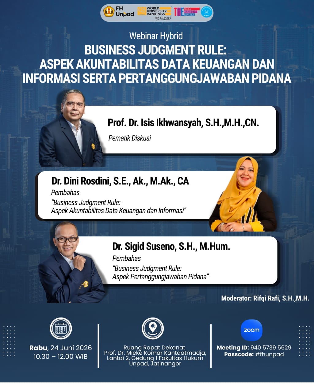 Business Judgment Rule: Aspek Akuntabilitas Data Keuangan dan Informasi serta Pertanggungjawaban Pidana