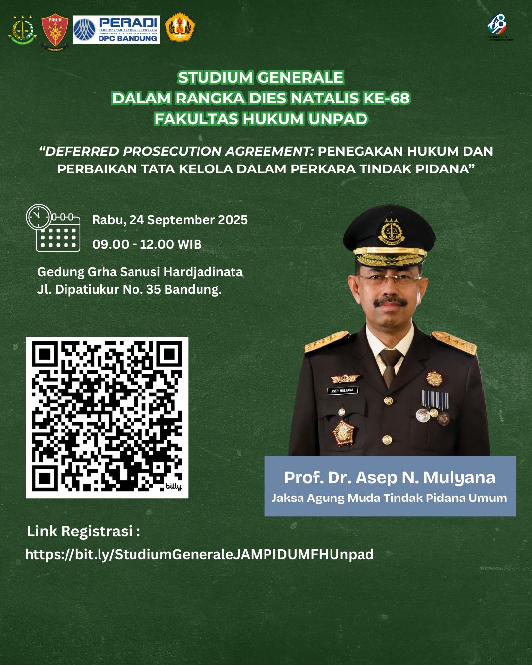 Studium Generale - Deferred Prosecution Agreement: Penegakan Hukum dan Perbaikan Tata Kelola Dalam Perkara Tindak Pidana