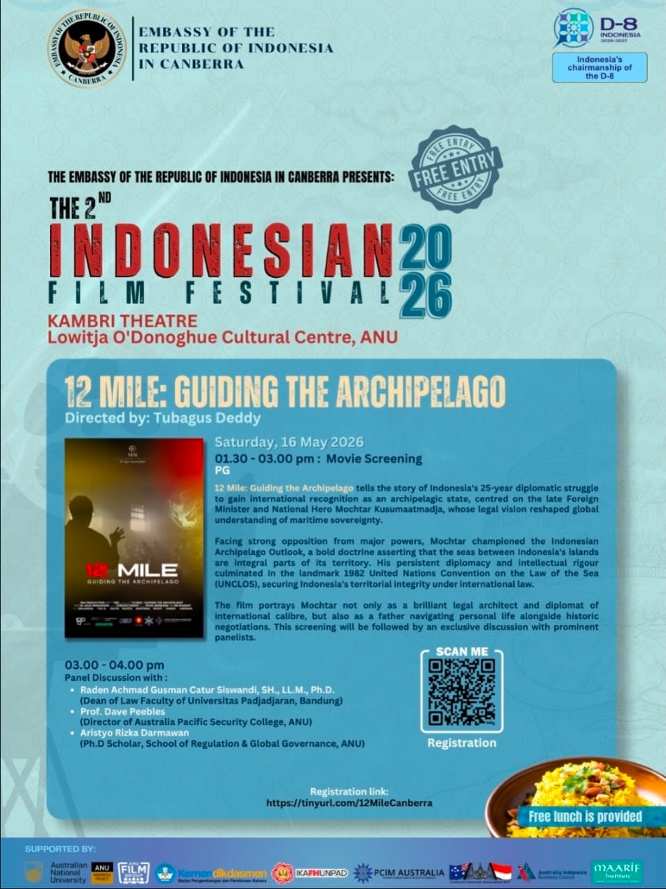 Pemutaran Film dokumenter 12 Mile: Guiding the Archipelago