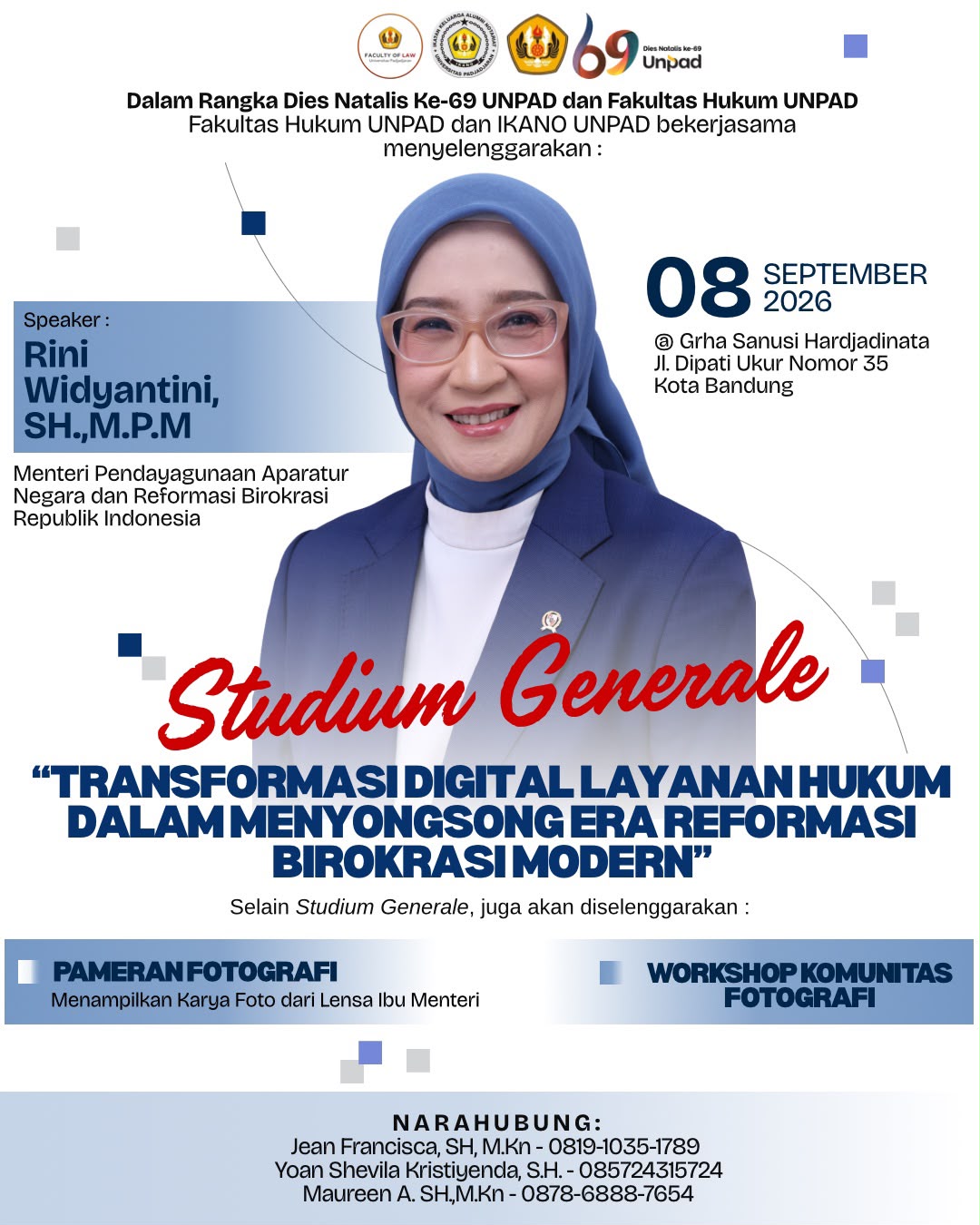 Studium Generale “Transformasi Digital Layanan Hukum dalam Menyongsong Era Reformasi Birokrasi Modern”