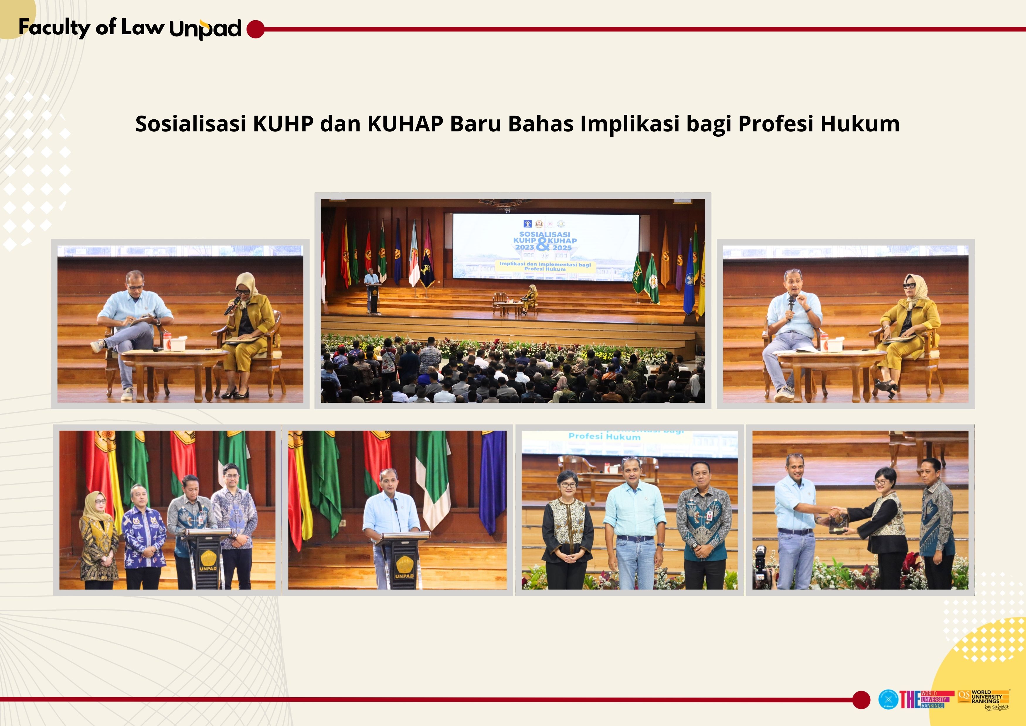 Sosialisasi KUHP dan KUHAP Baru Bahas Implikasi bagi Profesi Hukum
